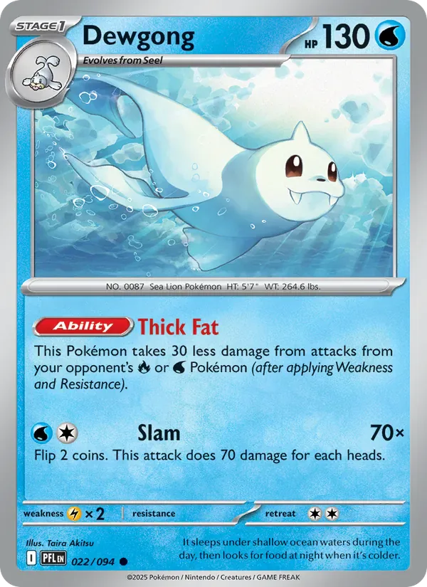 Dewgong 022/94 from Phantasmal Flames