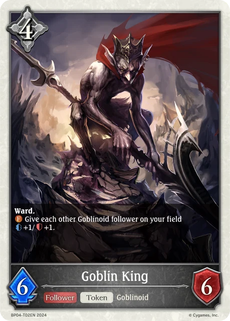 Goblin King BP04-T02EN Shadowverse: Evolve card