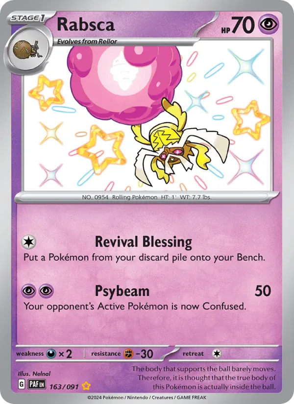 Rabsca 163/91 from Paldean Fates