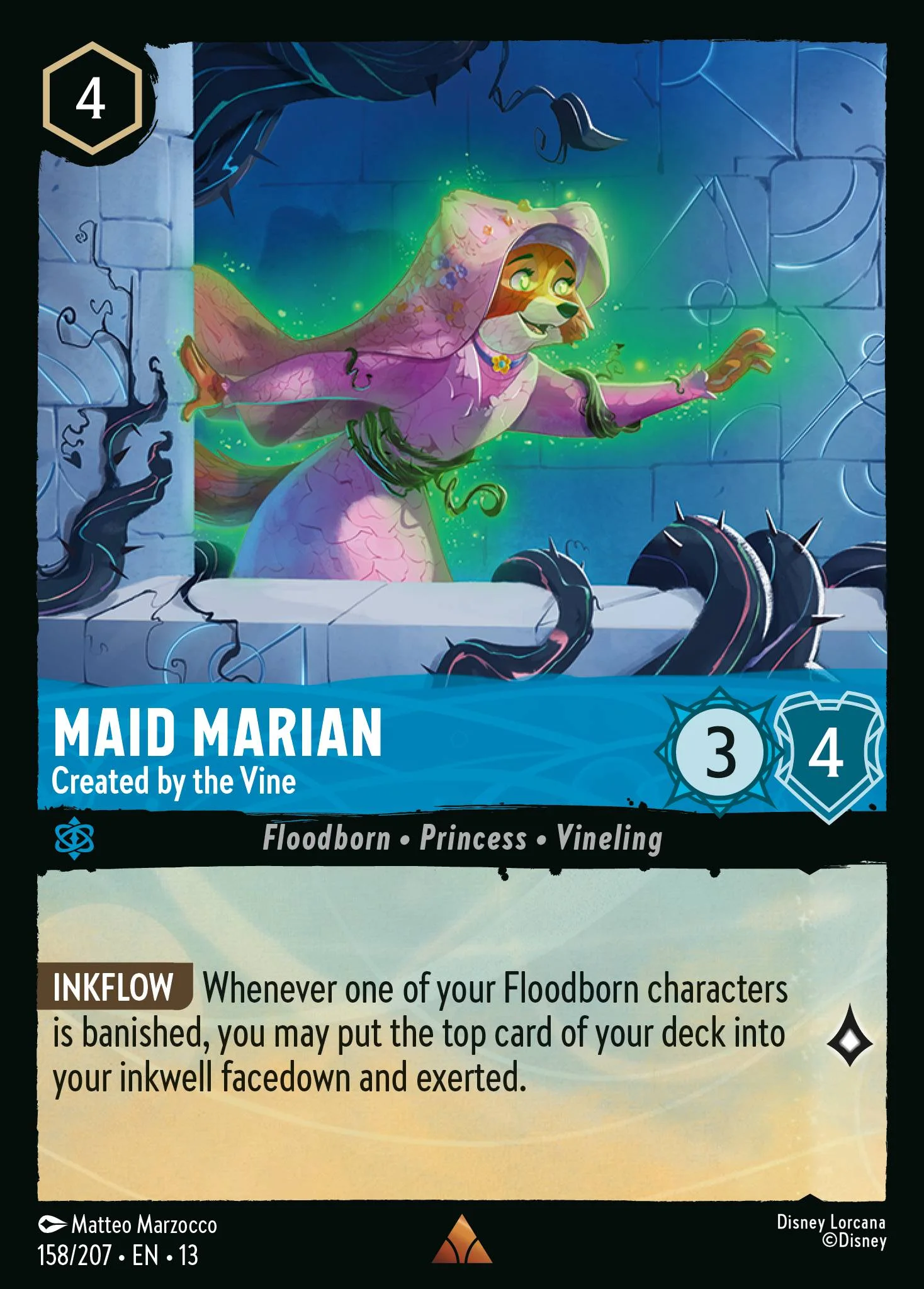 Maid Marian - Created by the Vine 158/207 from Attack of the Vine!
