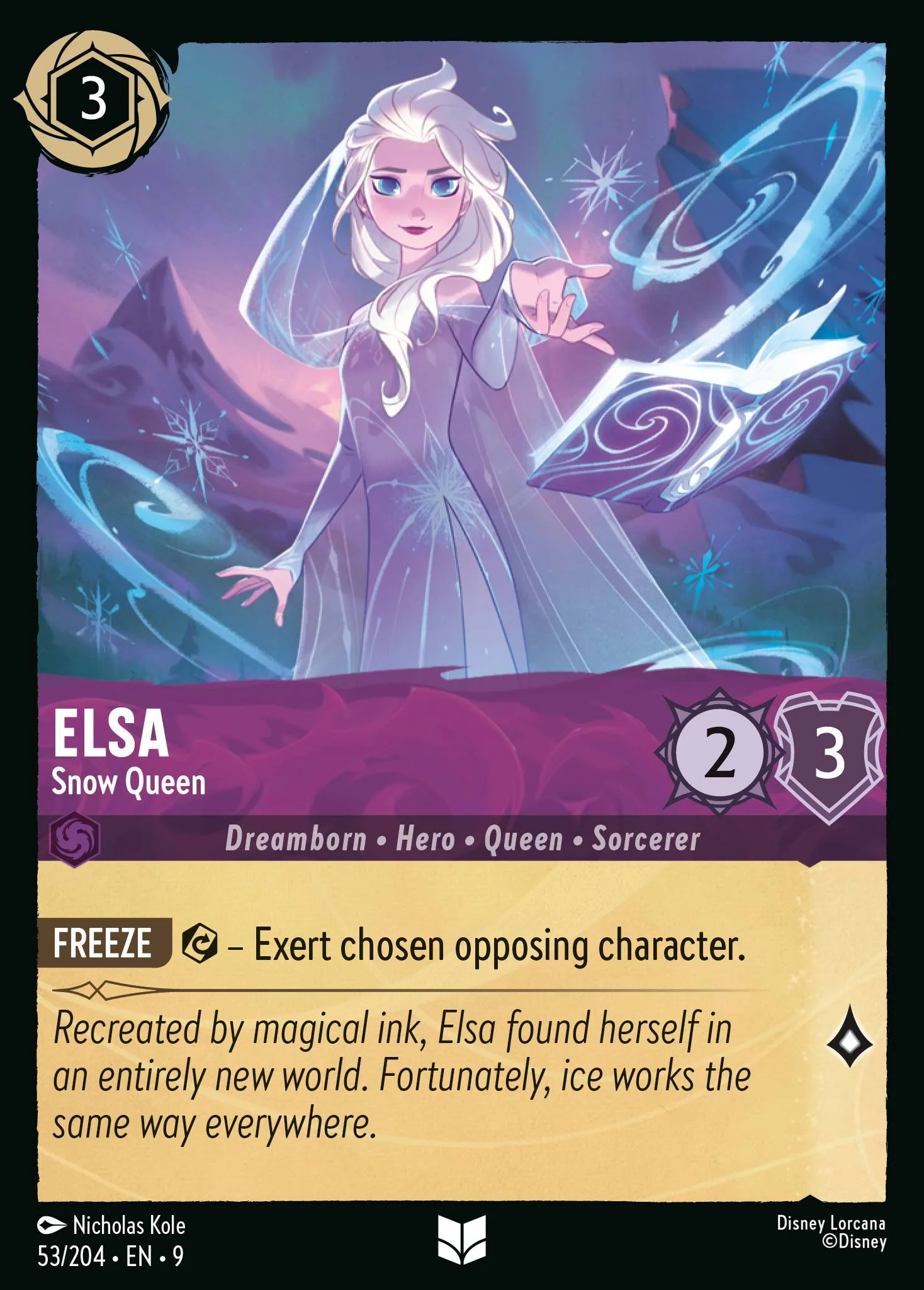 Elsa - Snow Queen 53/204 from Fabled