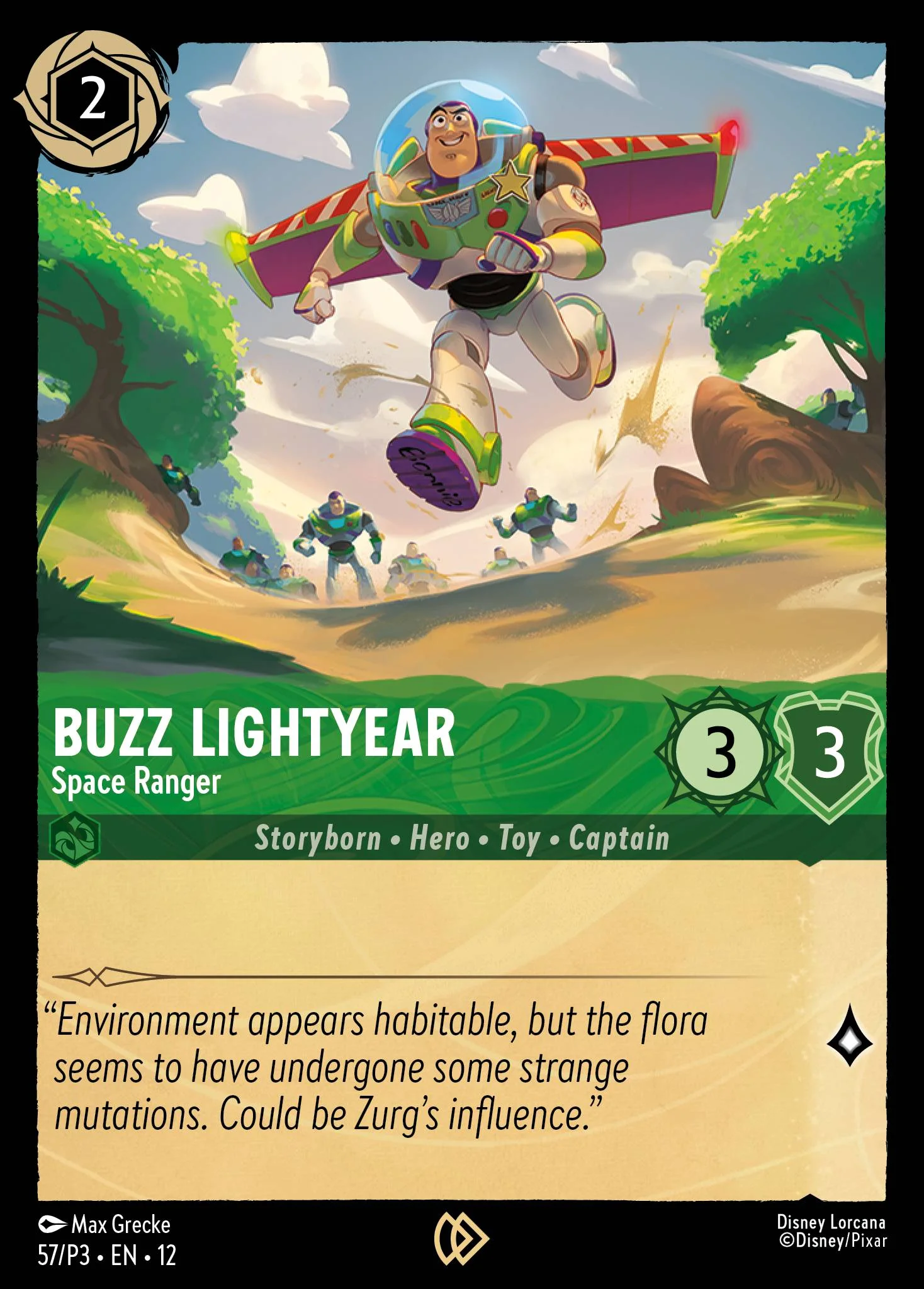 Buzz Lightyear - Space Ranger 57/P3 from Wilds Unknown