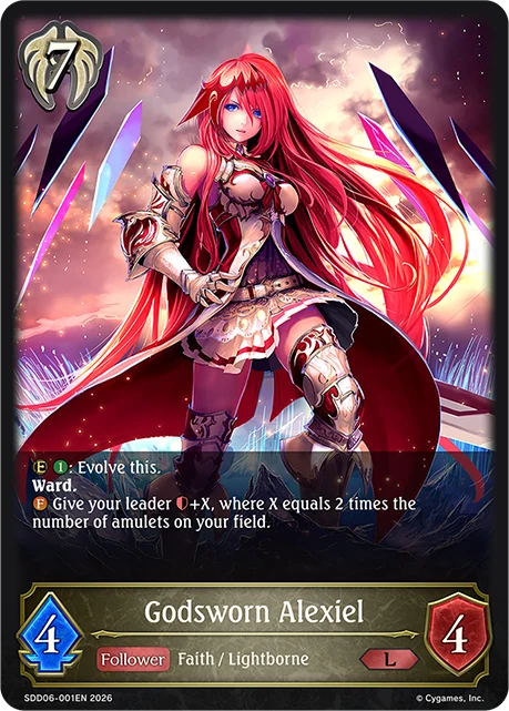 Godsworn Alexiel SDD06-001EN Shadowverse: Evolve card