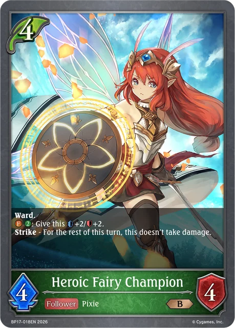 Heroic Fairy Champion BP17-018EN Shadowverse: Evolve card