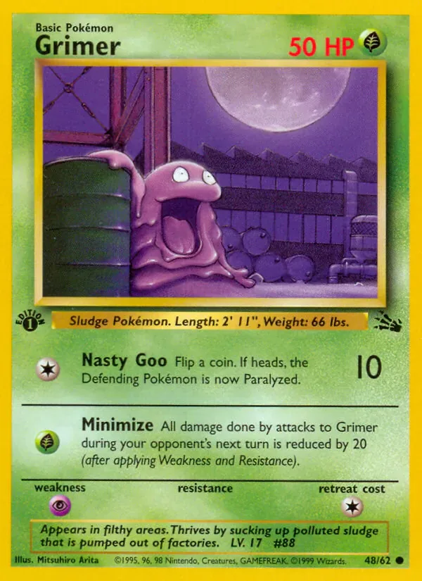 Grimer 48/62 from Fossil