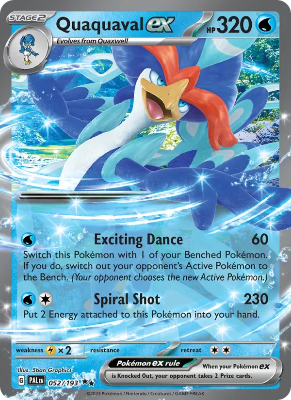 Quaquaval ex 052/193 from Paldea Evolved