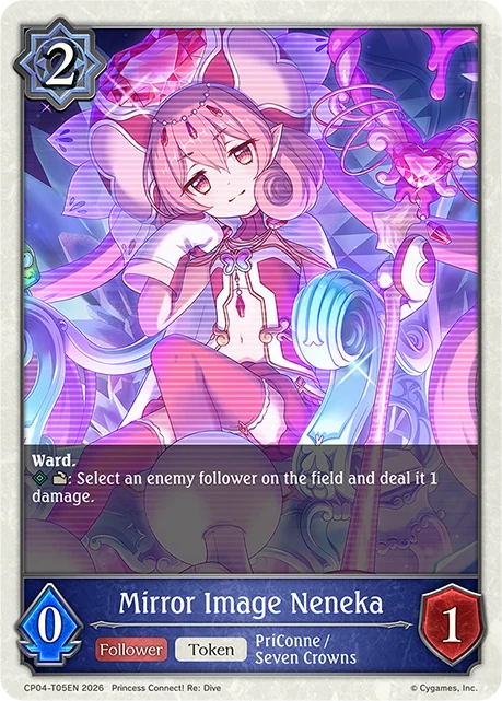 Mirror Image Neneka CP04-T05EN Shadowverse: Evolve card