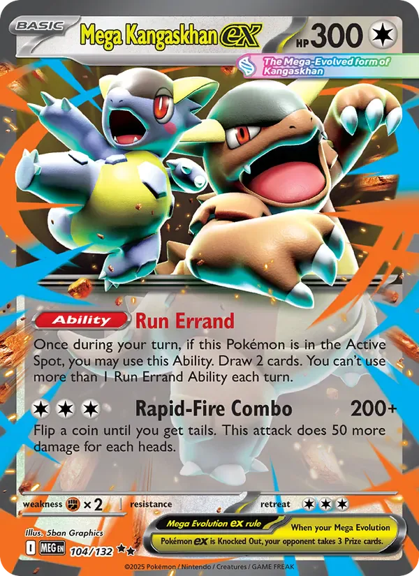 Mega Kangaskhan ex 104/132 from Mega Evolution