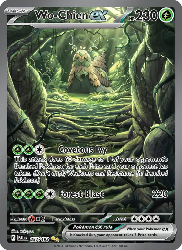 Wo-Chien ex 257/193 from Paldea Evolved