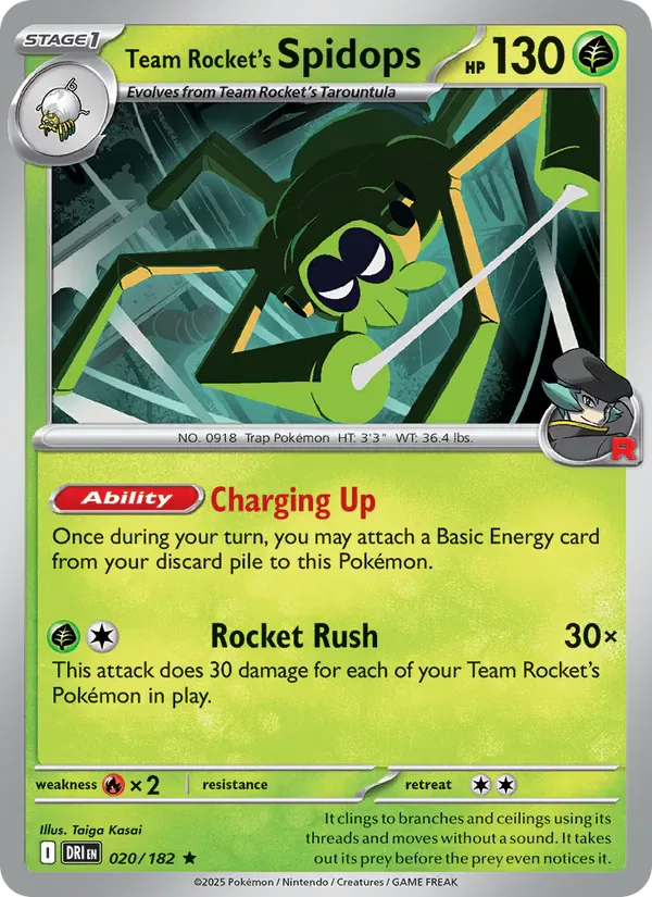 Team Rocket's Spidops 020/182 from Destined Rivals
