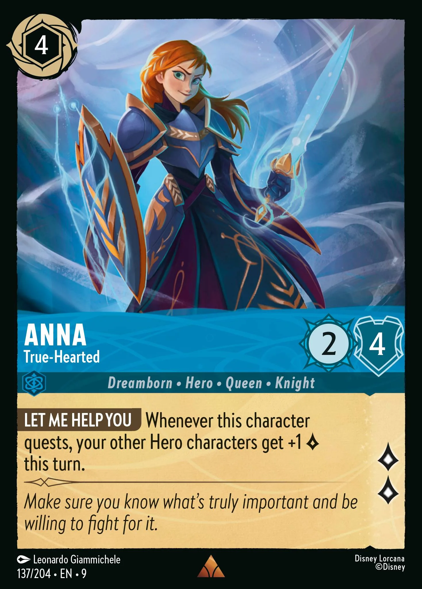 Anna - True-Hearted 137/204 from Fabled