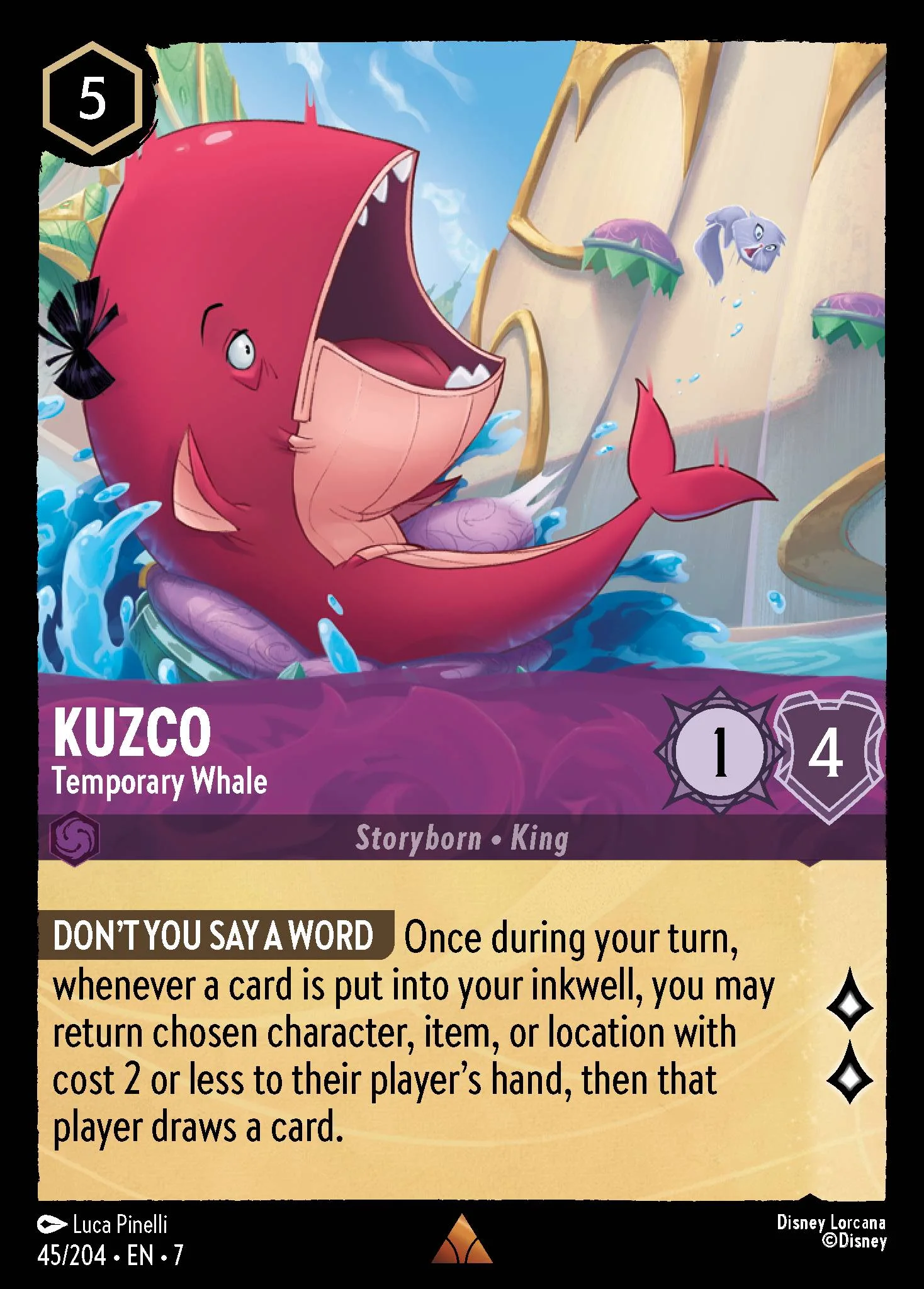 Kuzco - Temporary Whale 45/204 from Archazia's Island