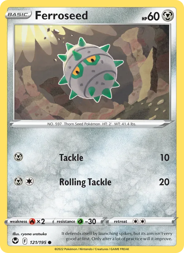 Ferroseed 121/195 from Silver Tempest