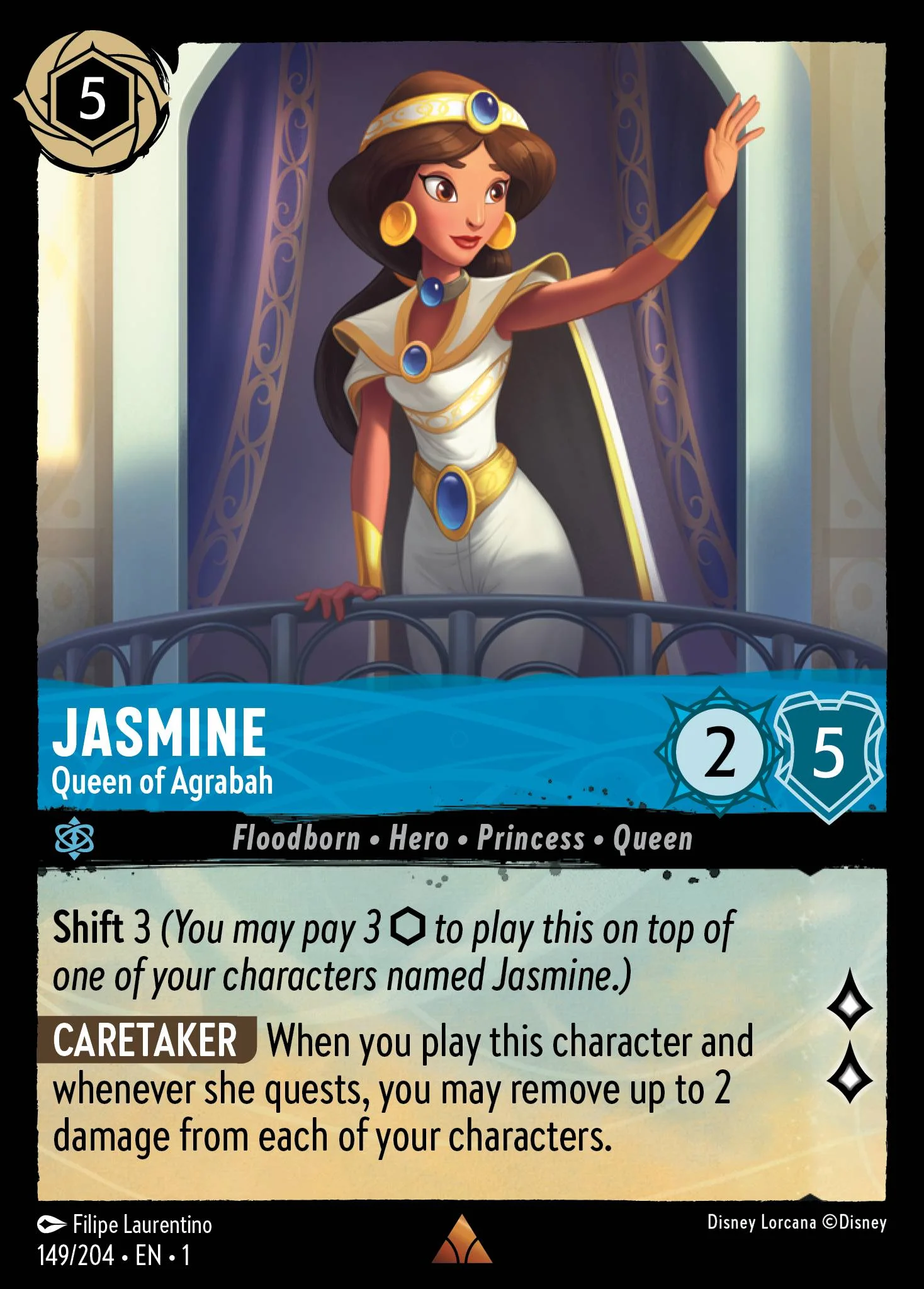Jasmine - Queen of Agrabah 149/204 from The First Chapter