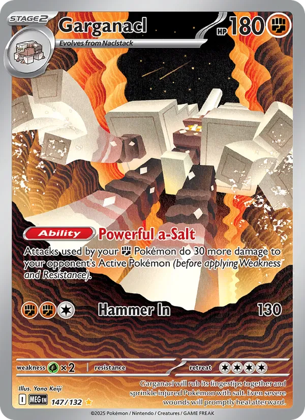 Garganacl 147/132 from Mega Evolution