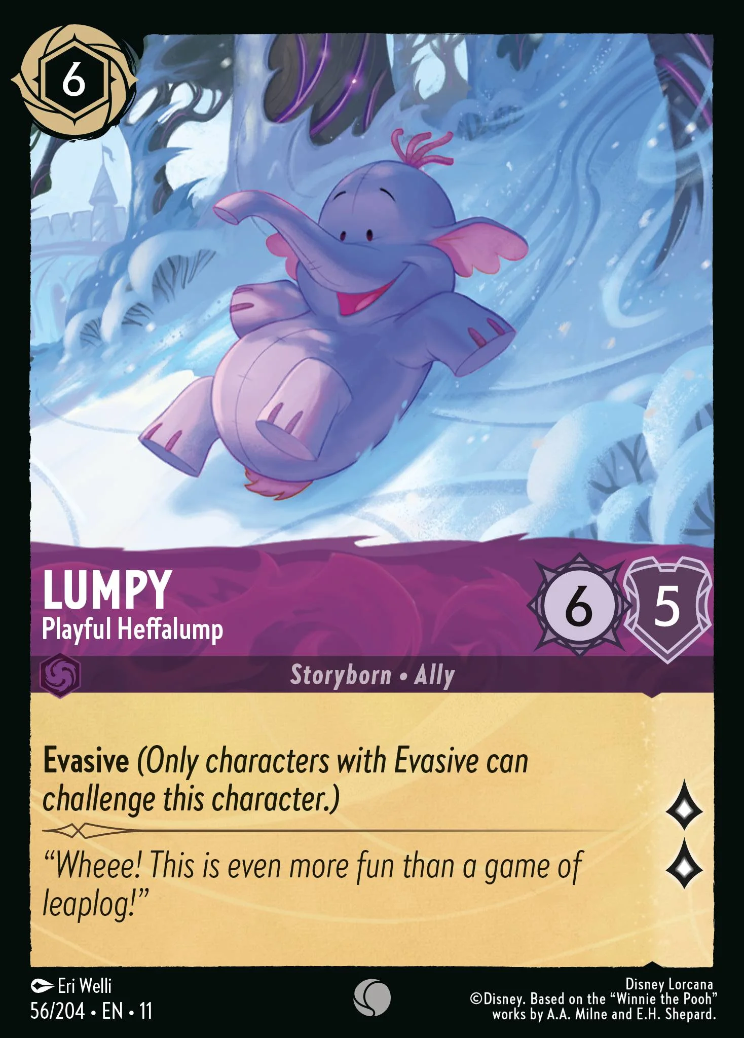 Lumpy - Playful Heffalump 56/204 from Winterspell