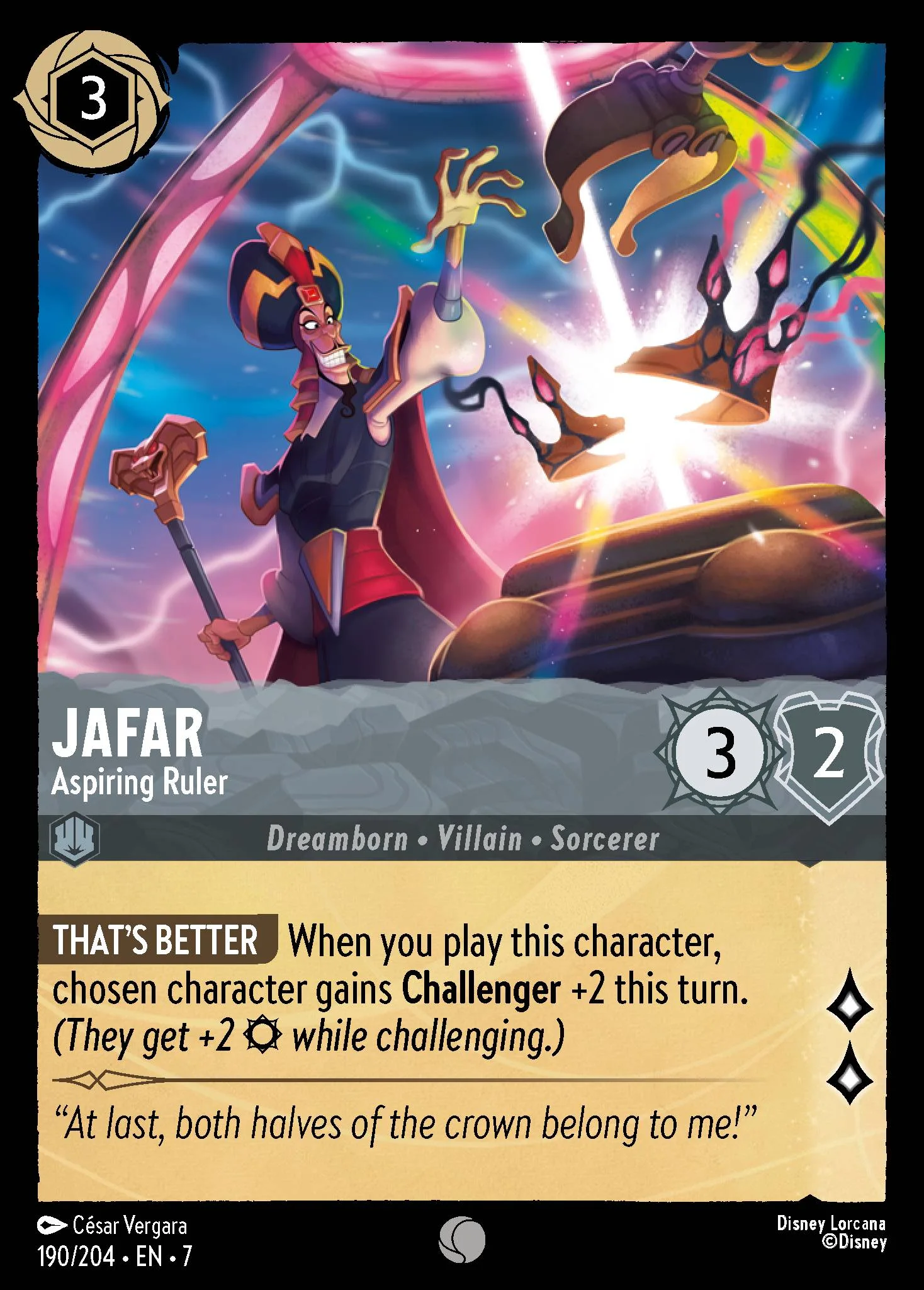 Jafar - Aspiring Ruler 190/204 from Archazia's Island