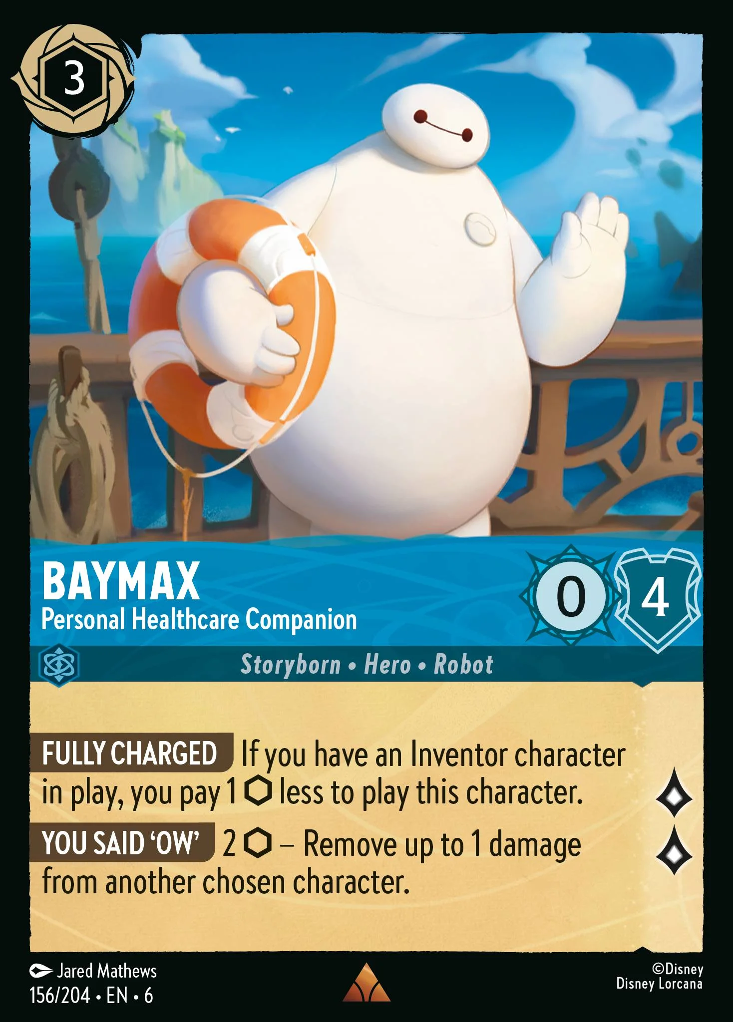 Baymax - Personal Healthcare Companion 156/204 from Azurite Sea