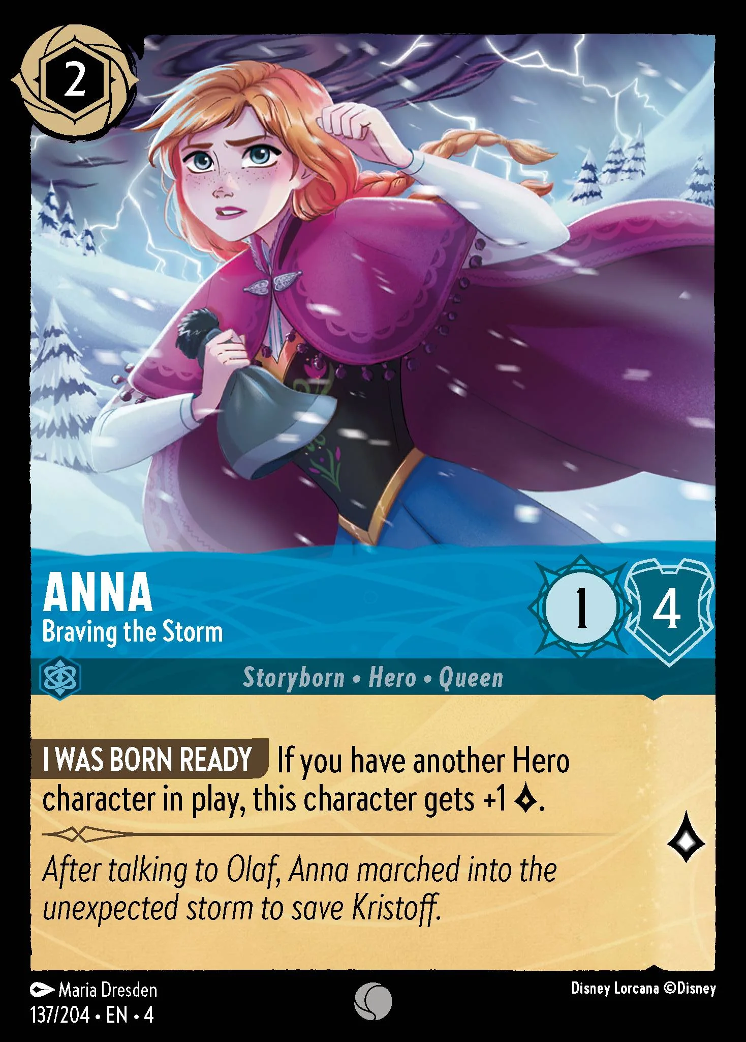 Anna - Braving the Storm 137/204 from Ursula's Return