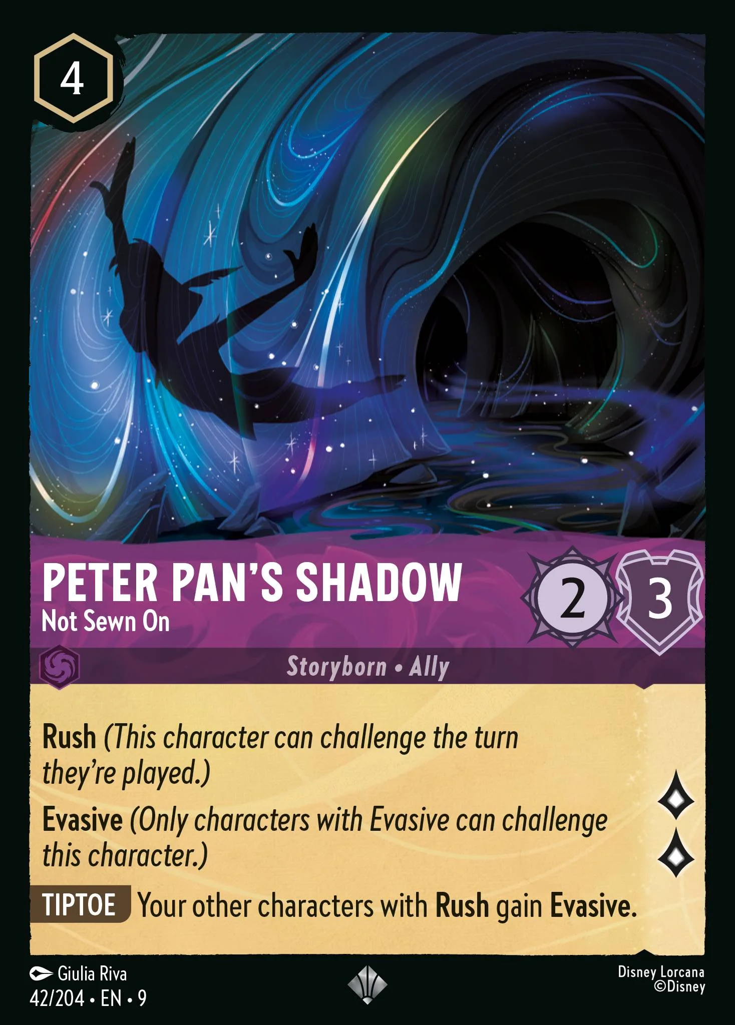 Peter Pan's Shadow - Not Sewn On 42/204 from Fabled