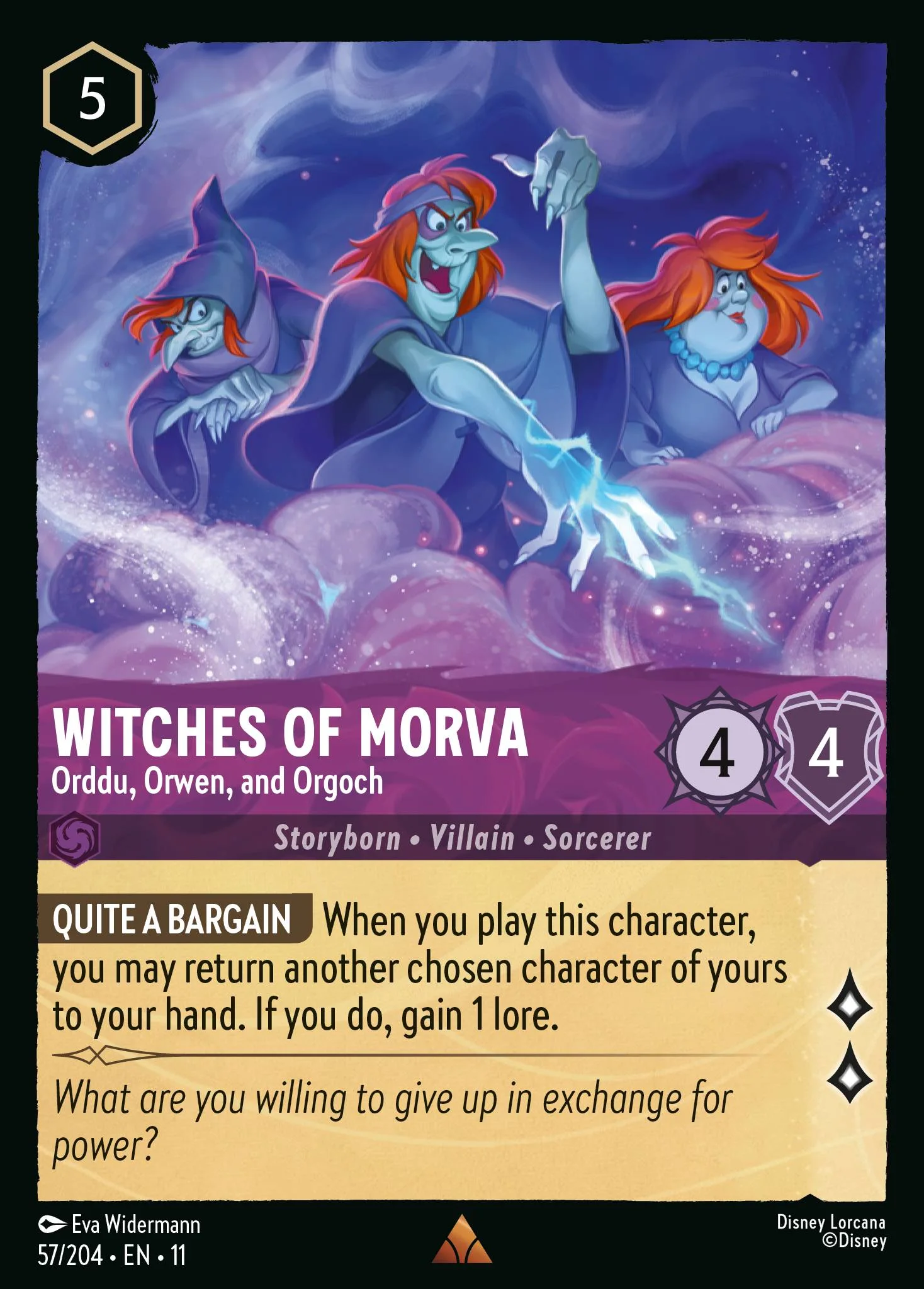 Witches of Morva - Orddu, Orwen, and Orgoch 57/204 from Winterspell