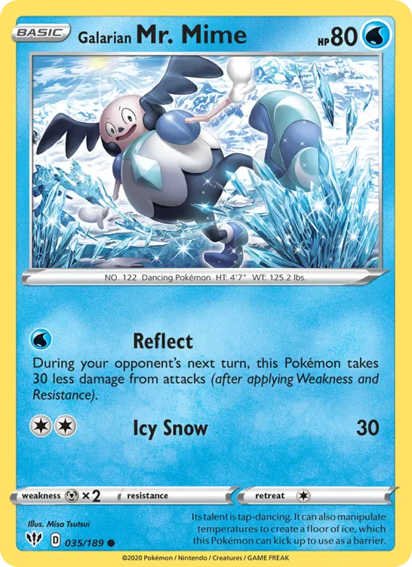 Galarian Mr. Mime 35/189 from Darkness Ablaze