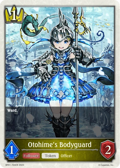 Otohime's Bodyguard BP01-T04EN Shadowverse: Evolve card