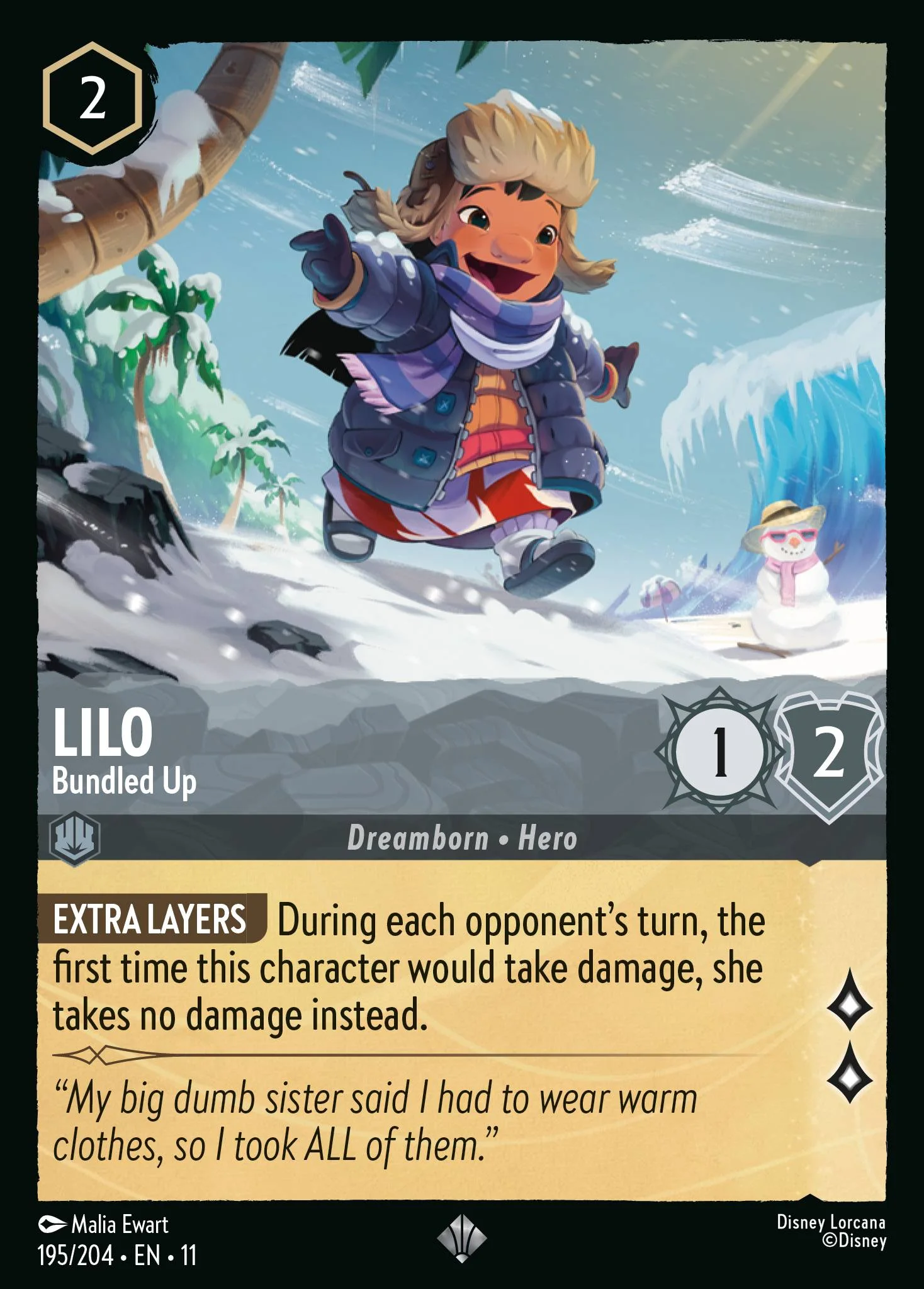 Lilo - Bundled Up 195/204 from Winterspell