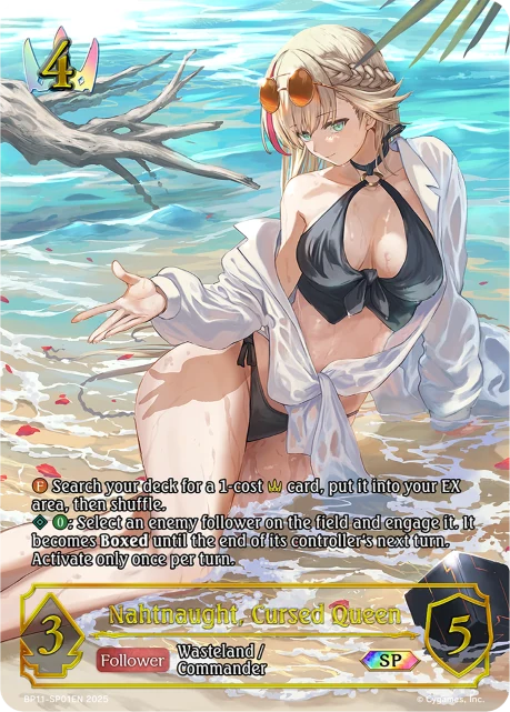 Nahtnaught, Cursed Queen BP11-SP01EN Shadowverse: Evolve card
