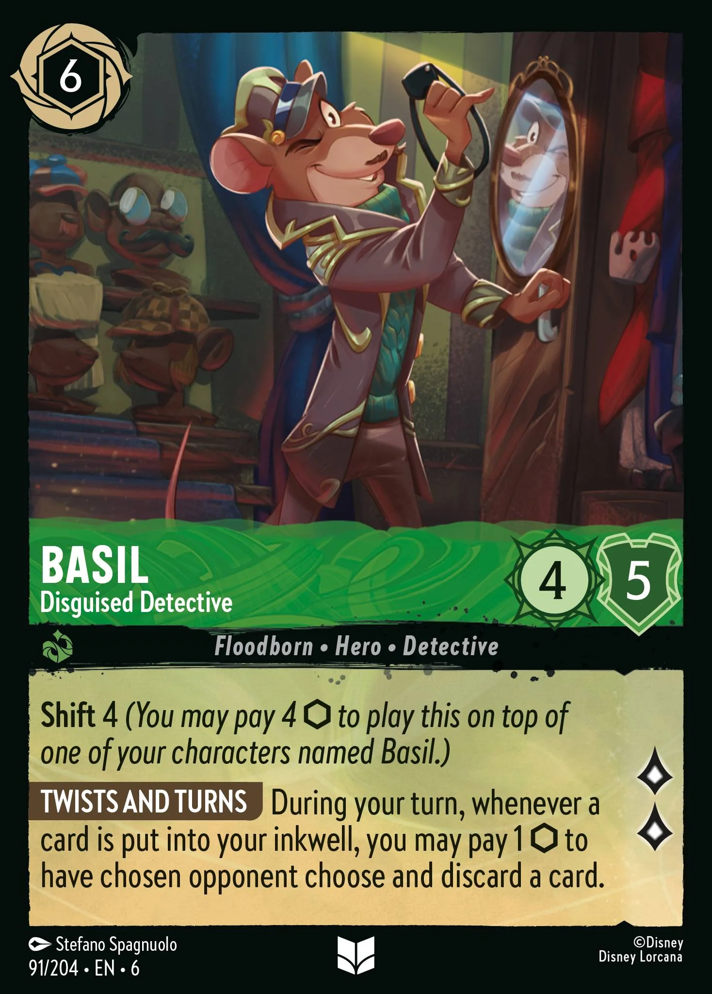Basil - Disguised Detective 91/204 from Azurite Sea