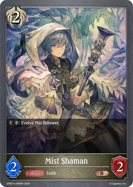 Mist Shaman GFB01b-066EN Shadowverse: Evolve card