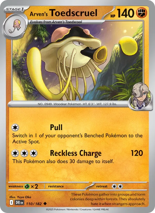 Arven's Toedscruel 110/182 from Destined Rivals