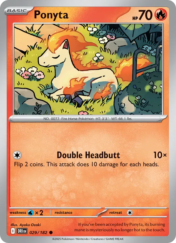 Ponyta 029/182 from Destined Rivals