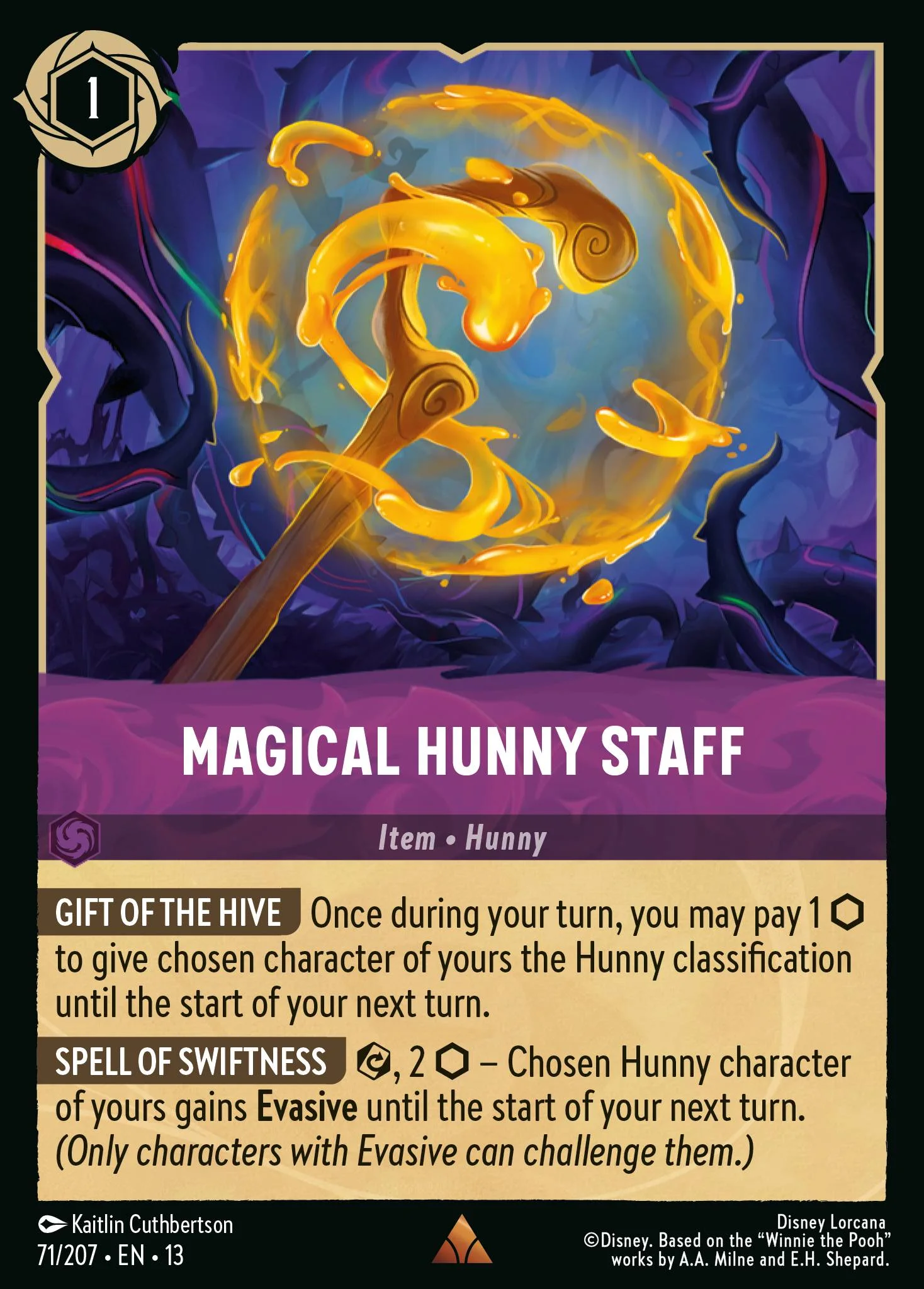 Magical Hunny Staff 71/207 from Attack of the Vine!