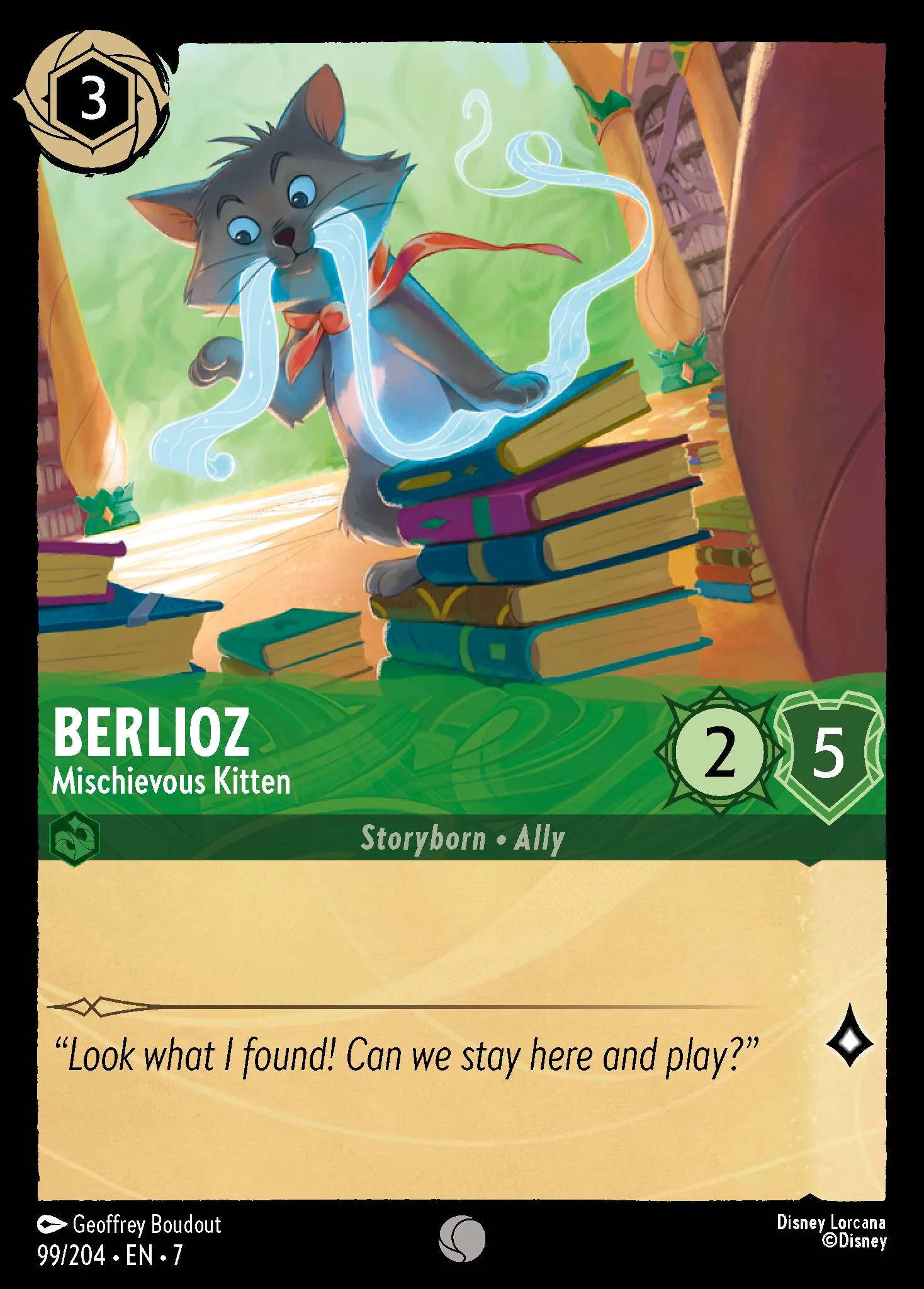 Berlioz - Mischievous Kitten 99/204 from Archazia's Island
