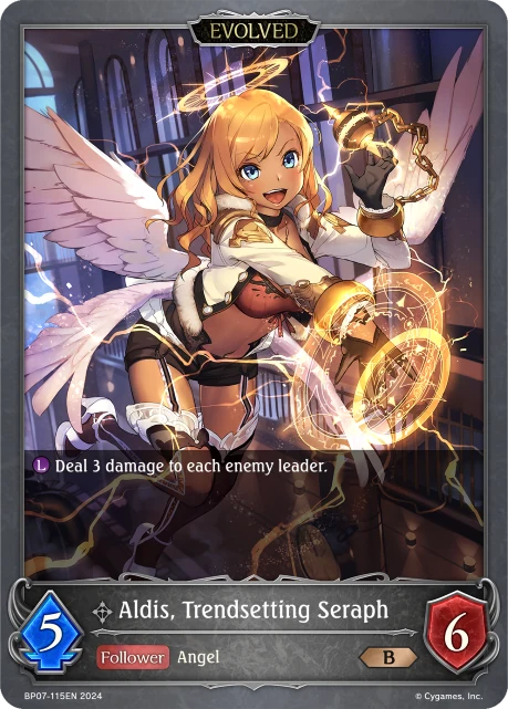 Aldis, Trendsetting Seraph BP07-115EN Shadowverse: Evolve card