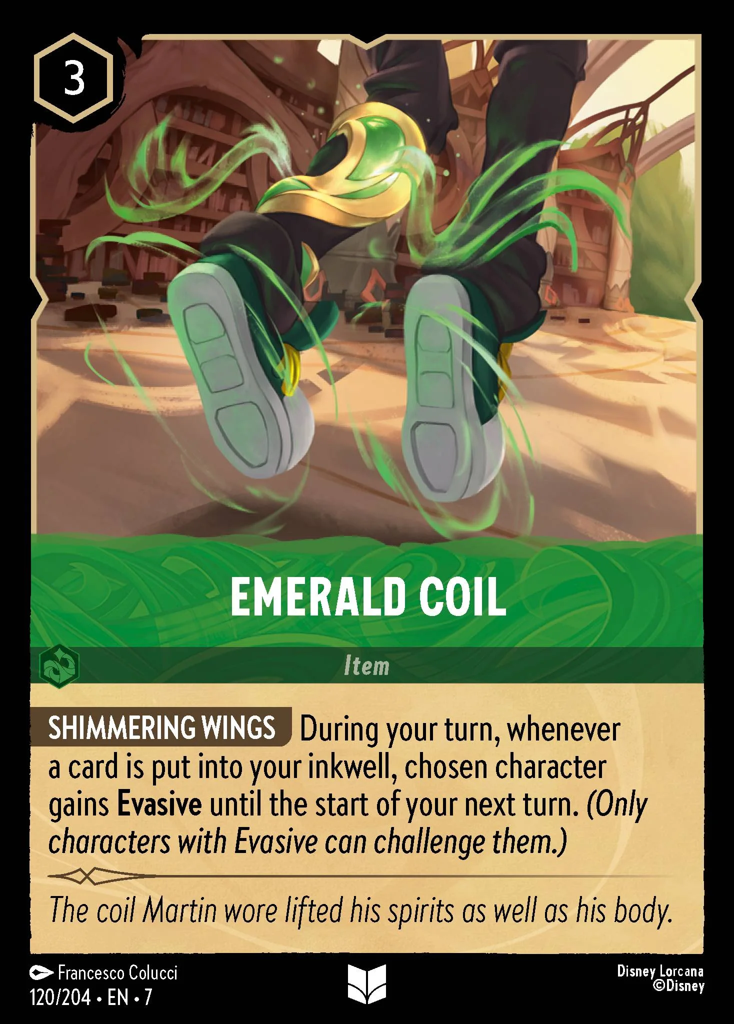 Emerald Coil 120/204 from Archazia's Island