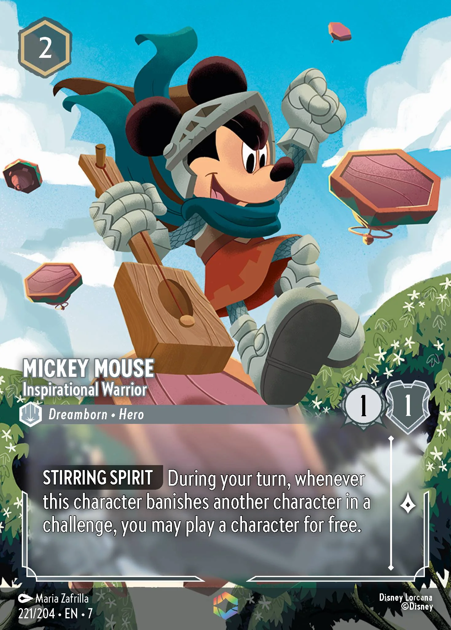 Mickey Mouse - Inspirational Warrior 221/204 from Archazia's Island