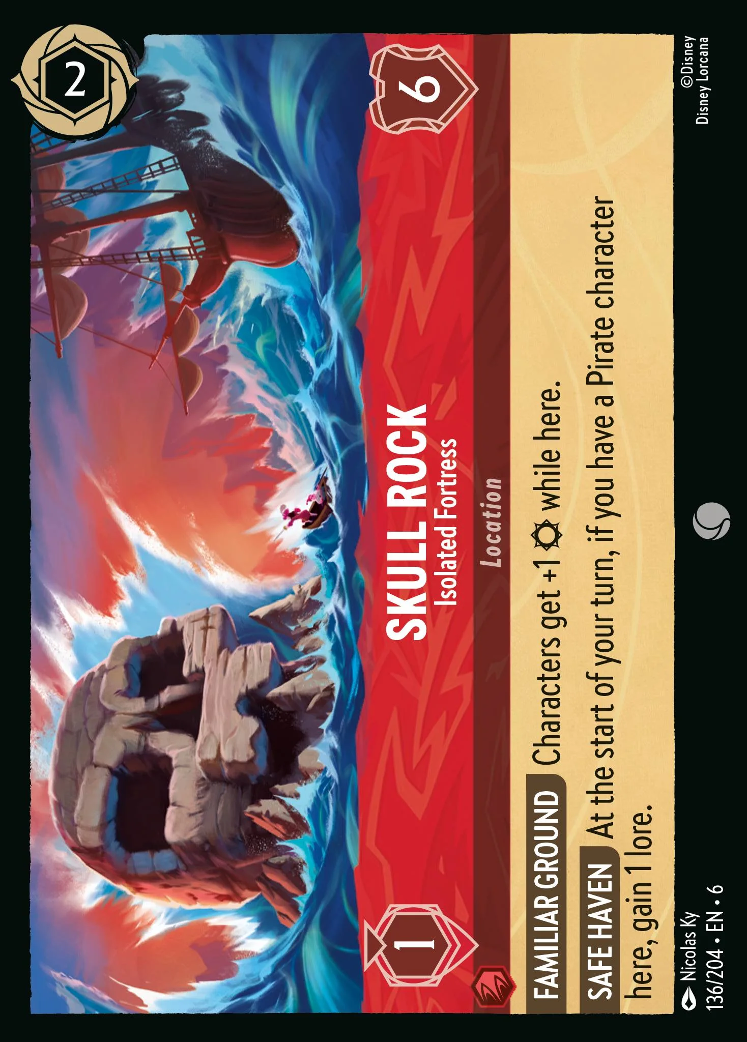 Skull Rock - Isolated Fortress 136/204 from Azurite Sea