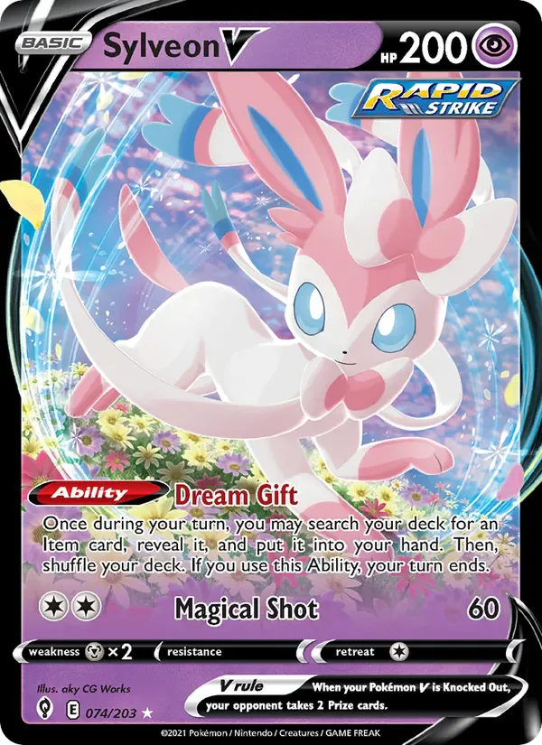 Sylveon V 74/203 from Evolving Skies