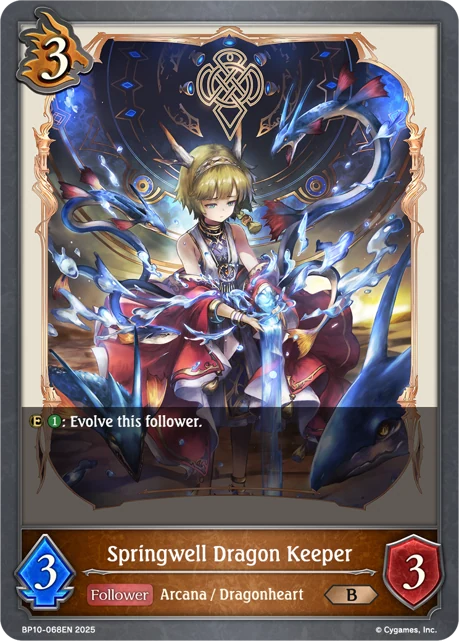 Springwell Dragon Keeper BP10-068EN Shadowverse: Evolve card