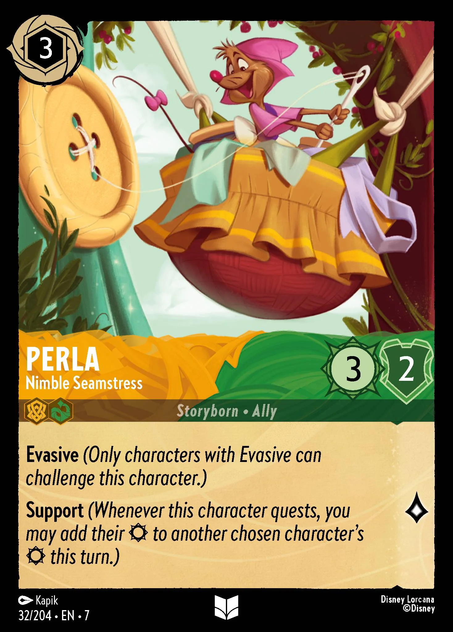 Perla - Nimble Seamstress 32/204 from Archazia's Island