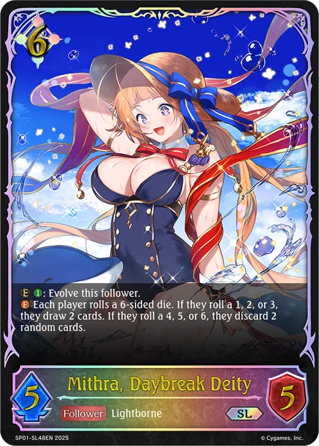 Mithra, Daybreak Deity SP01-SL48EN Shadowverse: Evolve card