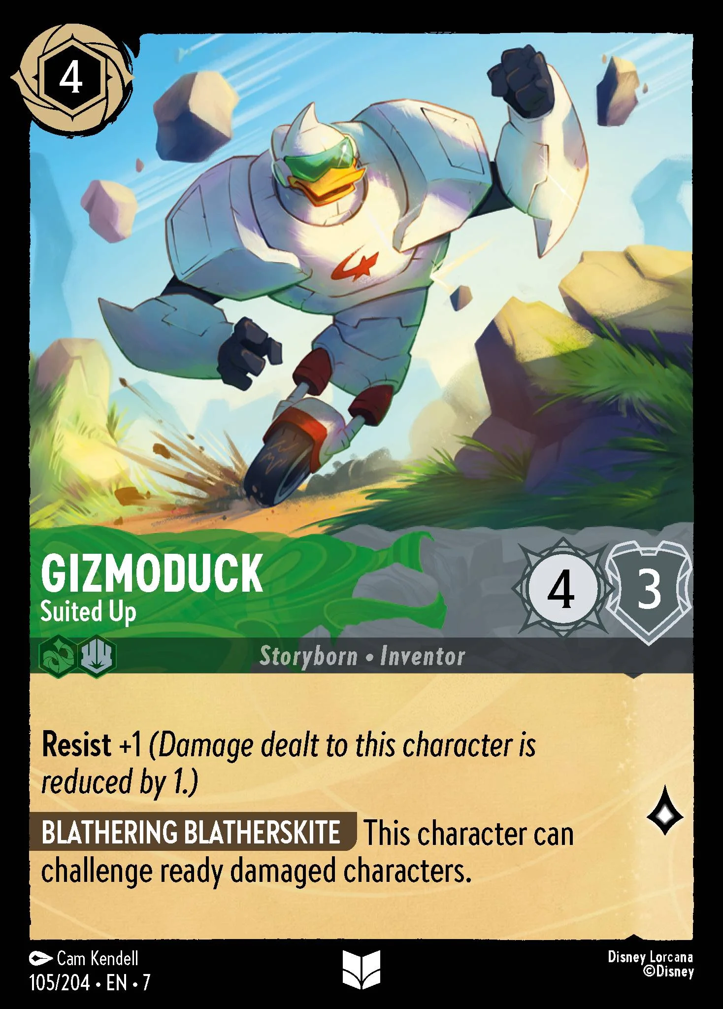 Gizmoduck - Suited Up 105/204 from Archazia's Island