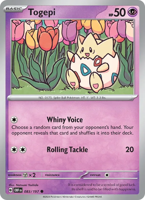 Togepi 083/197 from Obsidian Flames