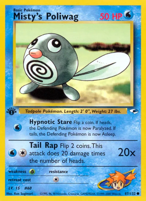 Misty's Poliwag 87/132 from Gym Heroes
