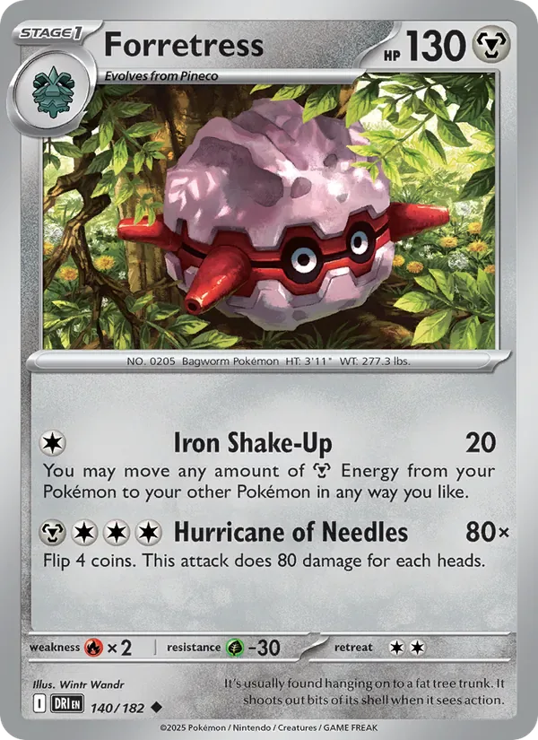Forretress 140/182 from Destined Rivals