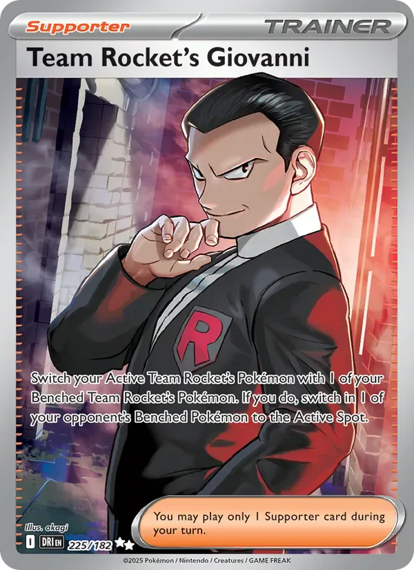 Team Rocket's Giovanni 225/182 from Destined Rivals