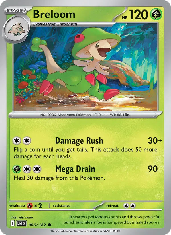 Breloom 006/182 from Destined Rivals