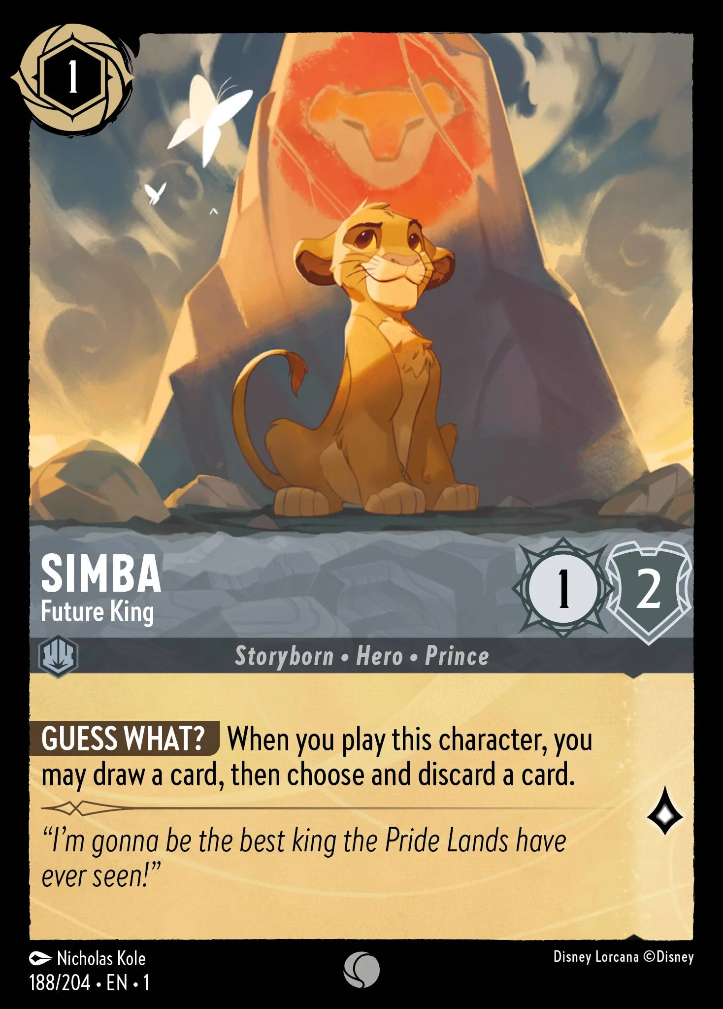 Simba - Future King 188/204 from The First Chapter